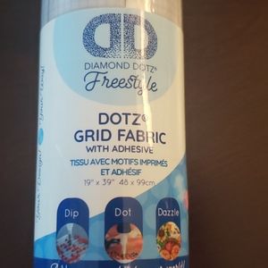 Diamond dotz fabric adhesive included brand new ar